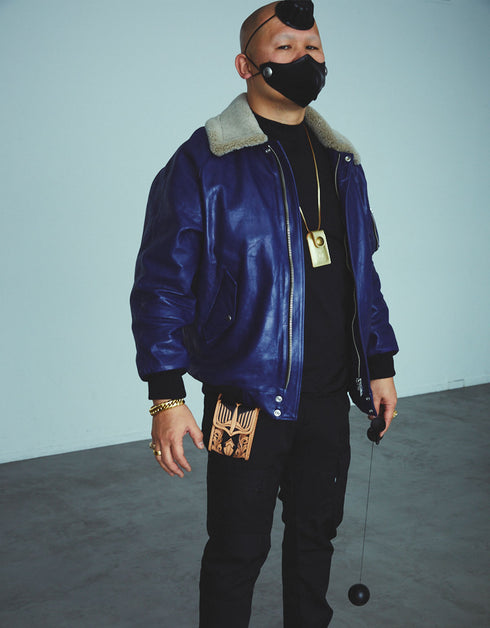 FULL LEATHER DOKA JUMPER 9102-124