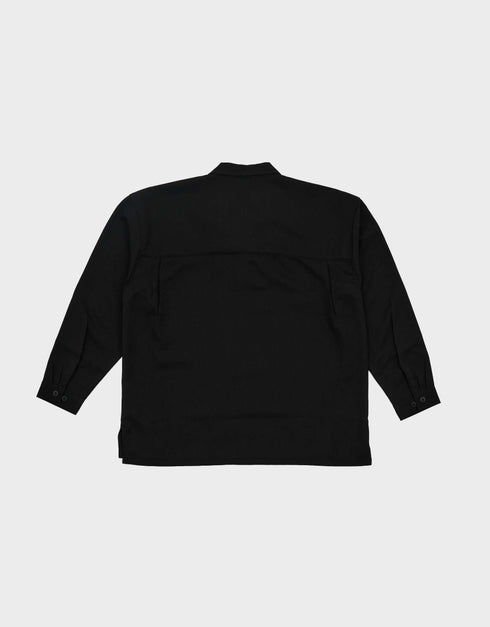 寅松開襟長袖シャツ 7180-125