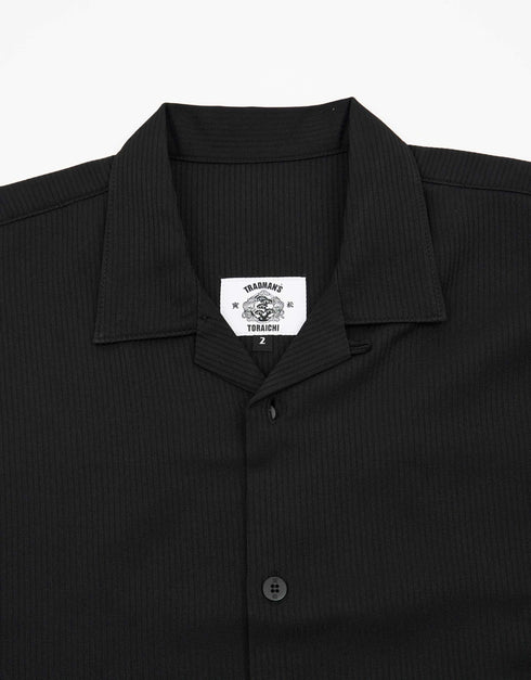 寅松開襟長袖シャツ 7180-125