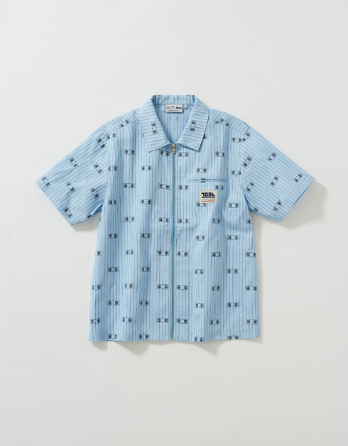 TORAICHI ZIP WORK SHIRT 1809-126 (BlackEyePatch &amp; TORAICHI Collaboration)