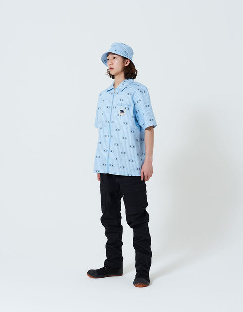 TORAICHI ZIP WORK SHIRT 1809-126 (BlackEyePatch &amp; TORAICHI Collaboration)