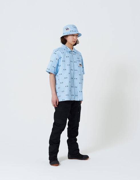 TORAICHI ZIP WORK SHIRT 1809-126 (BlackEyePatch &amp; TORAICHI Collaboration)