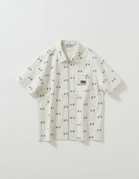 TORAICHI ZIP WORK SHIRT 1809-126 (BlackEyePatch &amp; TORAICHI Collaboration)
