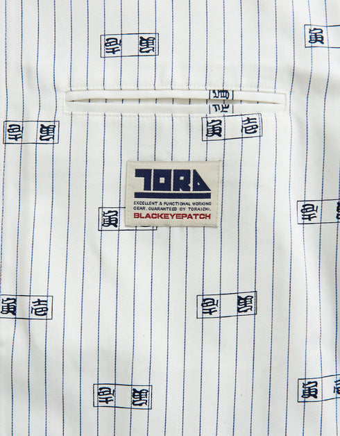 TORAICHI ZIP WORK SHIRT 1809-126 (BlackEyePatch &amp; TORAICHI Collaboration)
