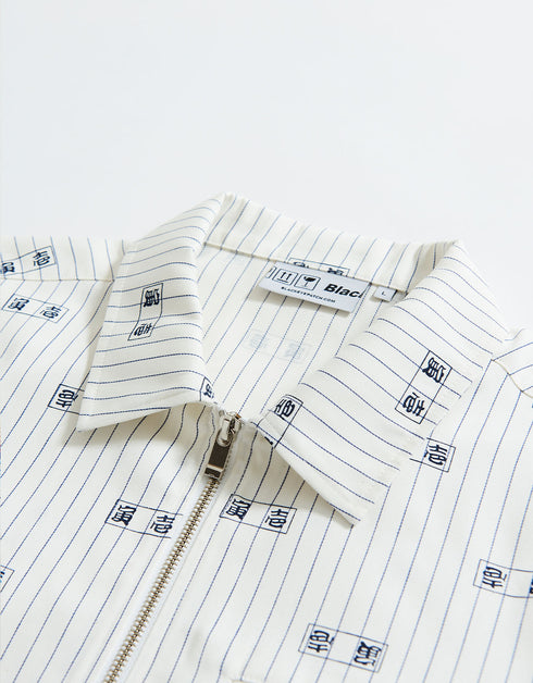 TORAICHI ZIP WORK SHIRT 1809-126 (BlackEyePatch &amp; TORAICHI Collaboration)