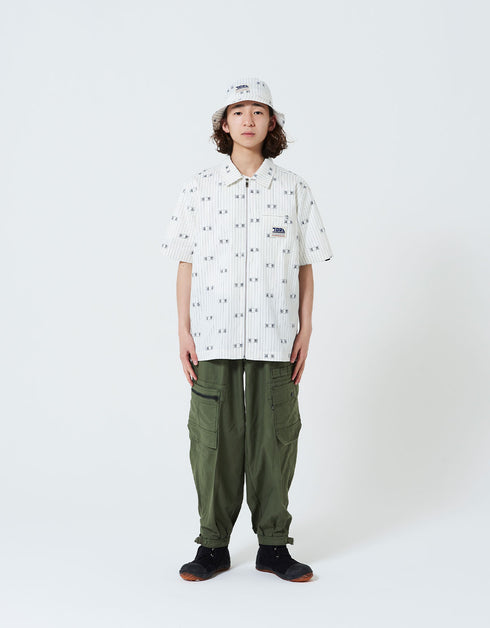 TORAICHI ZIP WORK SHIRT 1809-126 (BlackEyePatch &amp; TORAICHI Collaboration)