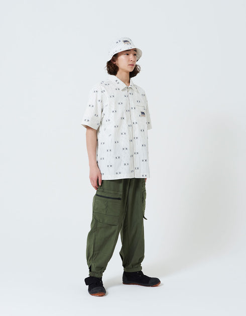 TORAICHI ZIP WORK SHIRT 1809-126 (BlackEyePatch &amp; TORAICHI Collaboration)